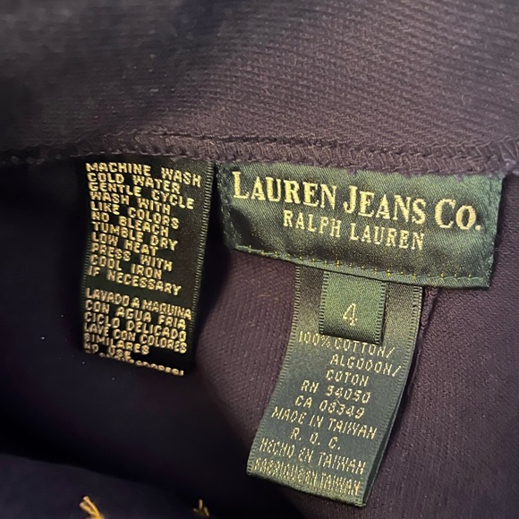 Ralph Lauren Navy Midi Skirt - Picture 7 of 7